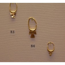 Earrings in the shape of ankh or ansate cross